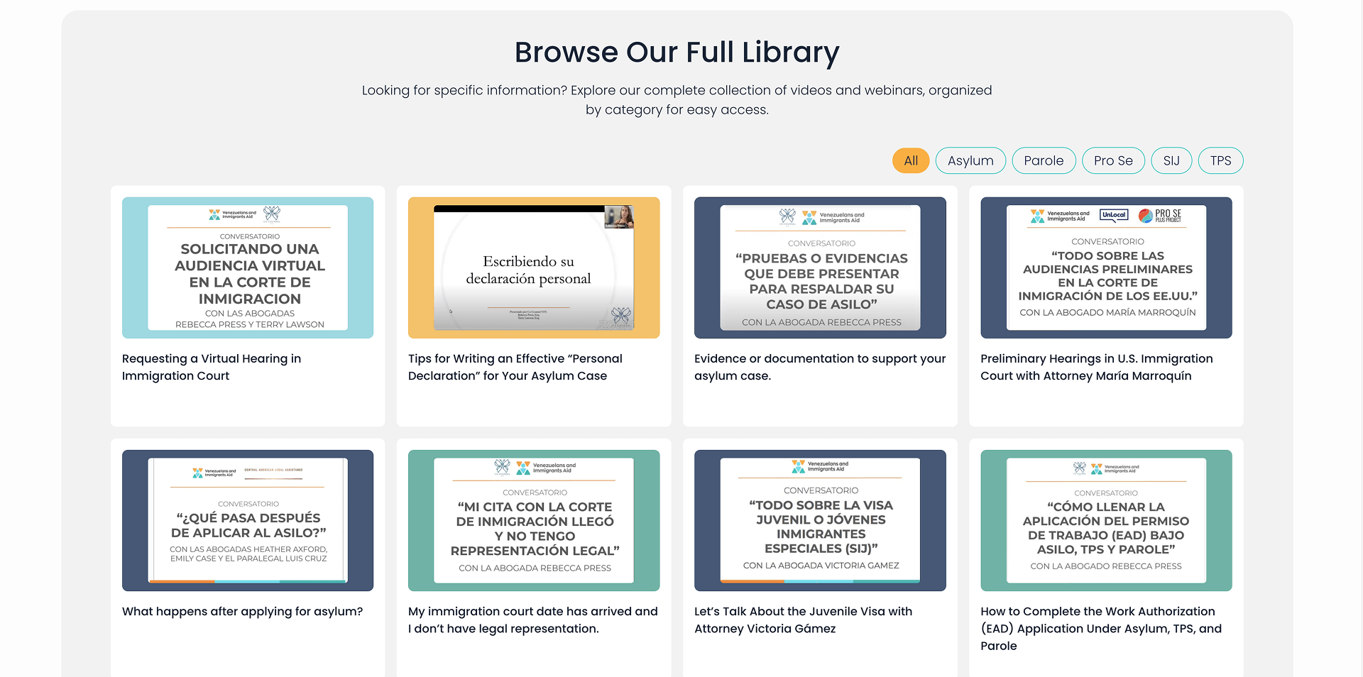 Resources Library